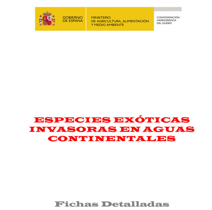 Fichas monográficas especies exóticas invasoras en aguas continentales – Confederación hidrográfica del Duero