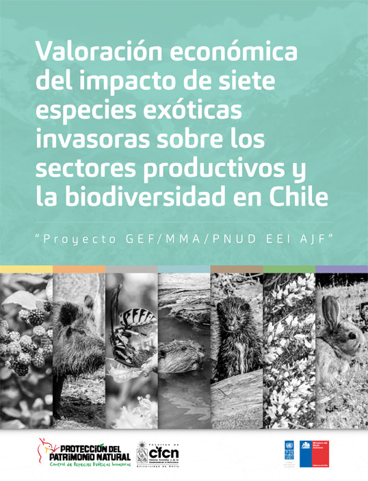 Valoración económica del impacto de siete especies exóticas invasoras sobre los sectores productivos y la biodiversidad en Chile. Documento FINAL. – Gobierno de Chile