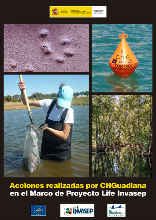 Acciones realizadas por CHGuadiana en el Marco de Proyecto Life Invasep – LIFE INVASEP