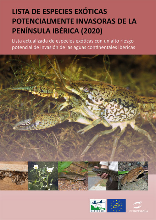 Lista de especies exóticas potencialmente invasoras de la península ibérica (2020) – LIFE INVASAQUA
