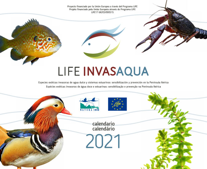 Calendário LIFE INVASAQUA 2021